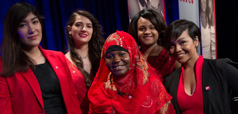 Group of women at an event